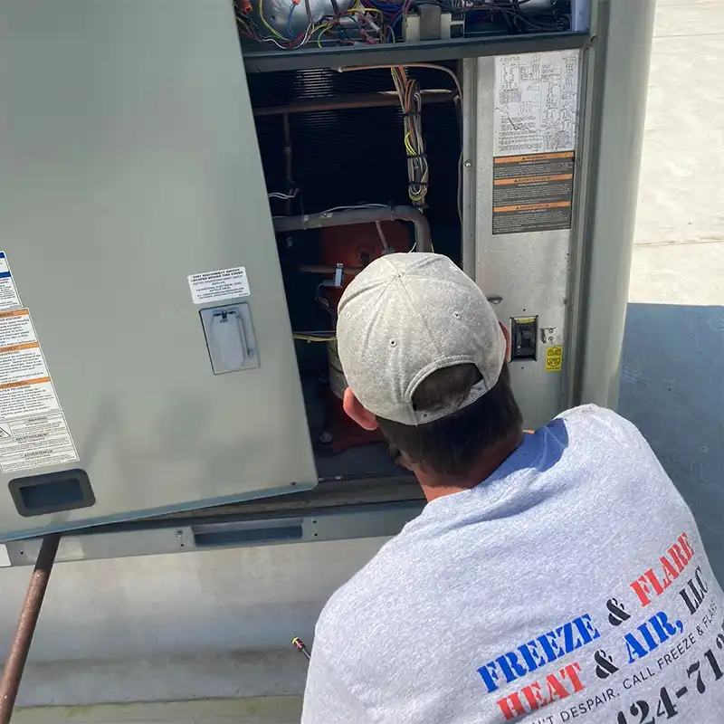 commercial hvac unit inspection