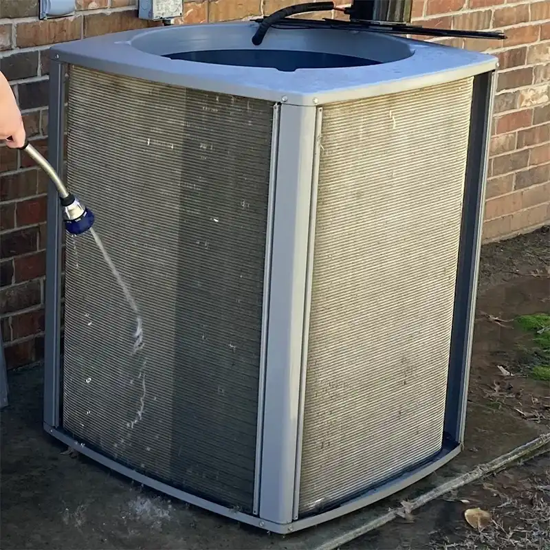 cooling down an hvac unit with cold water